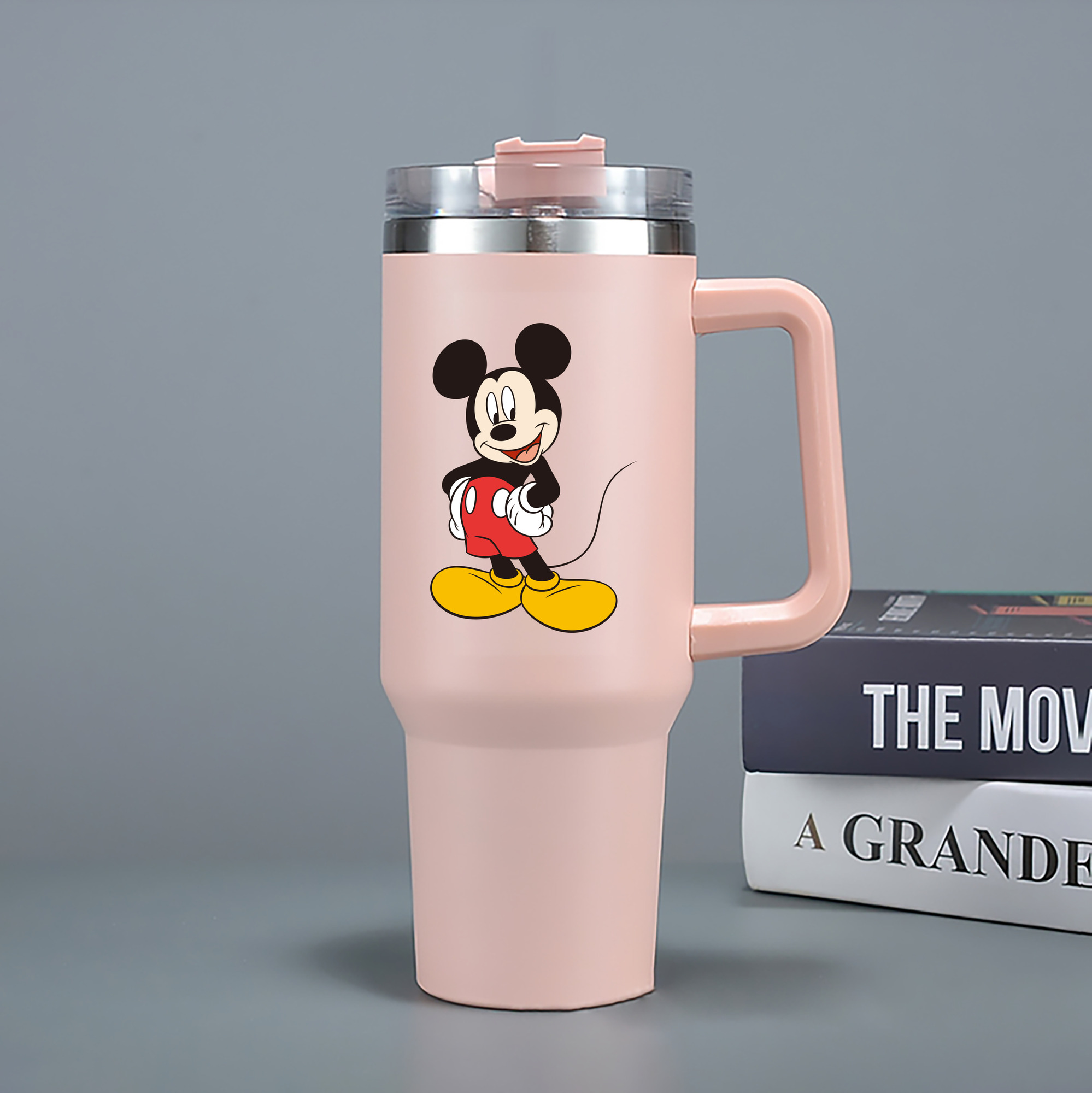 （画像用） ミッキーマウス Mickey Mouse 1200mL車用タンブラー（カラープリント）